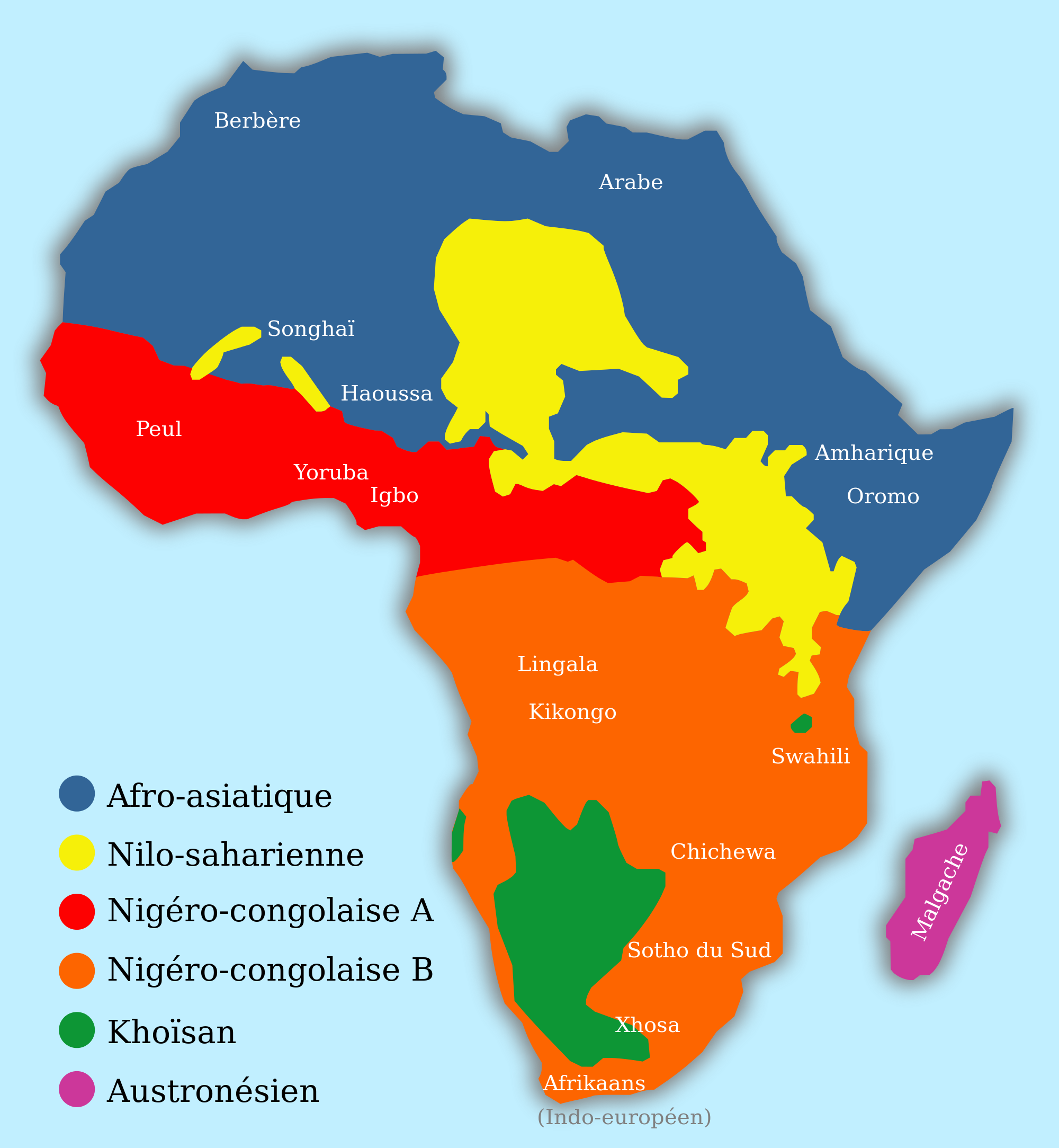 les langues d'Afrique