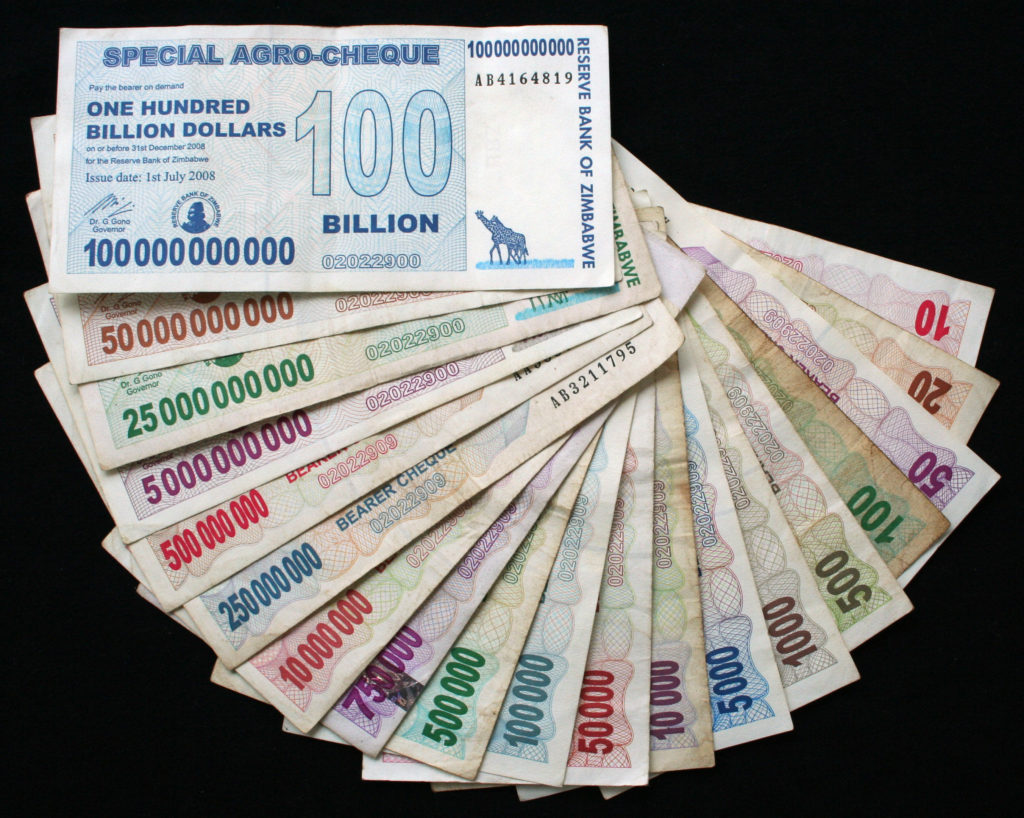 monnaie africaine zimbabwe