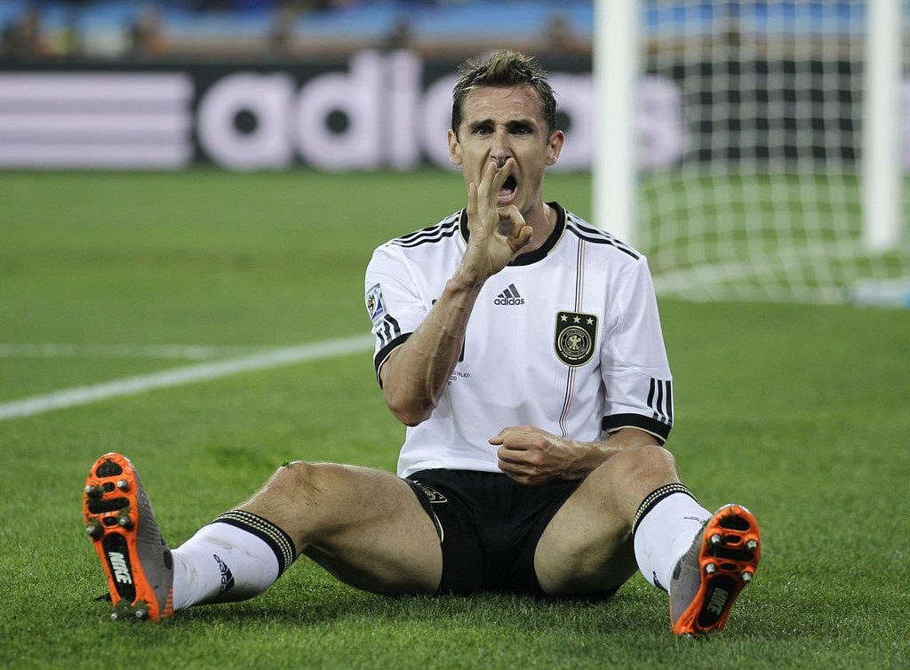 miroslav Klose, meilleur buteur de la coupe du monde de tous les temps