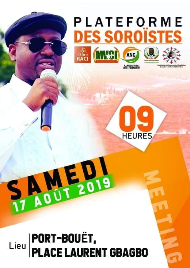 meeting mouvement soro guillaume