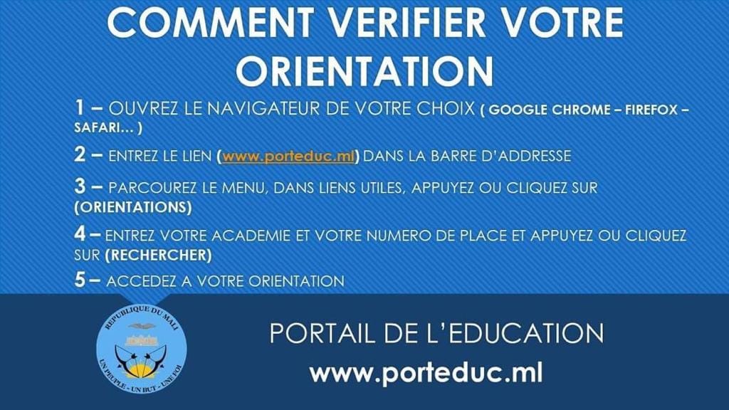 www.porteduc.ml-verifier-orientation-def-2024-mali-en-ligne