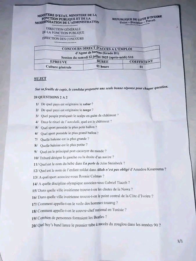compositions-fonction-publique-2025-agents-de-bureau-epreuves-corsées-niveau-cepe