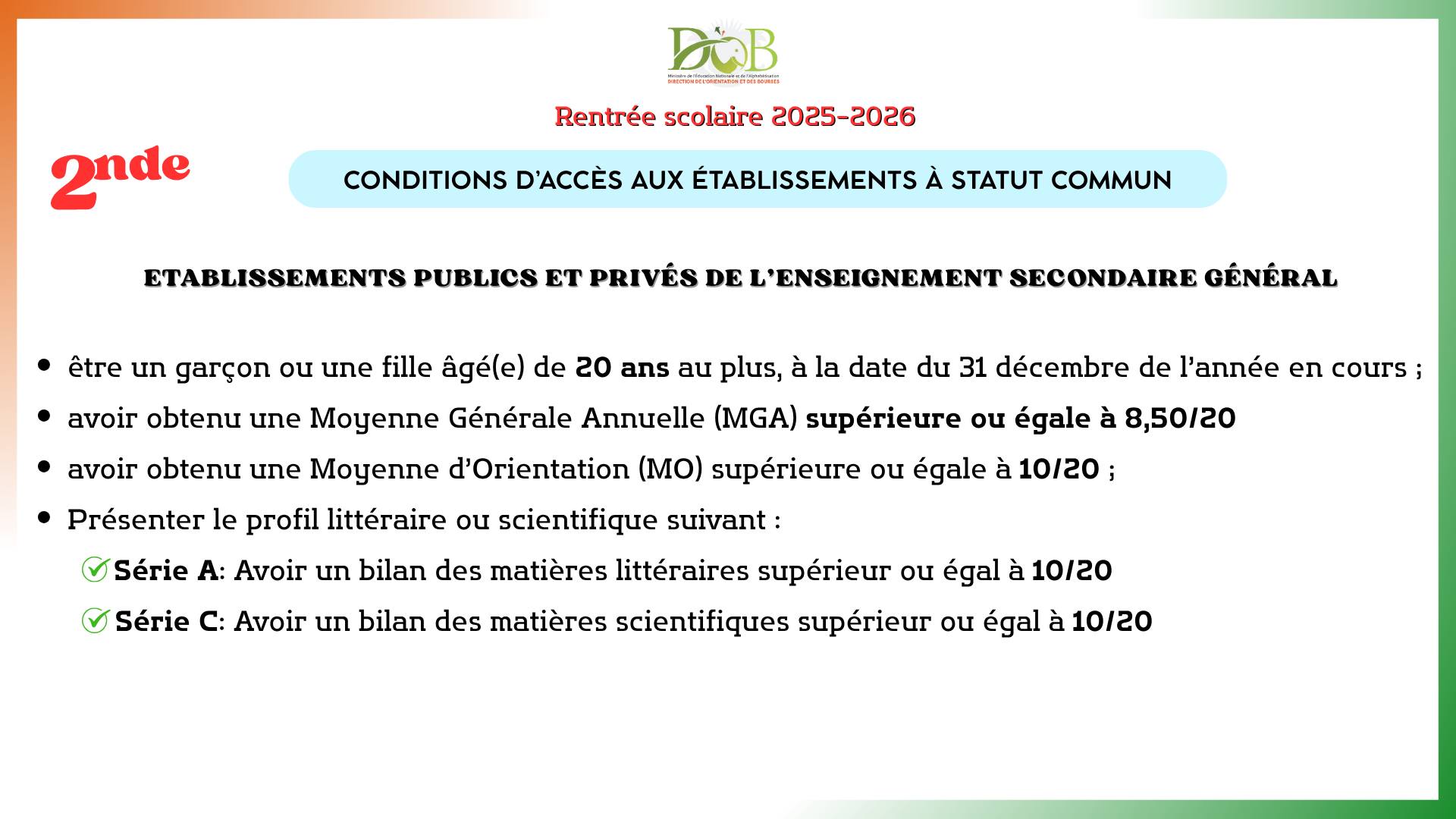 consultation-moyenne-d'orientation-lien-numero-matricule