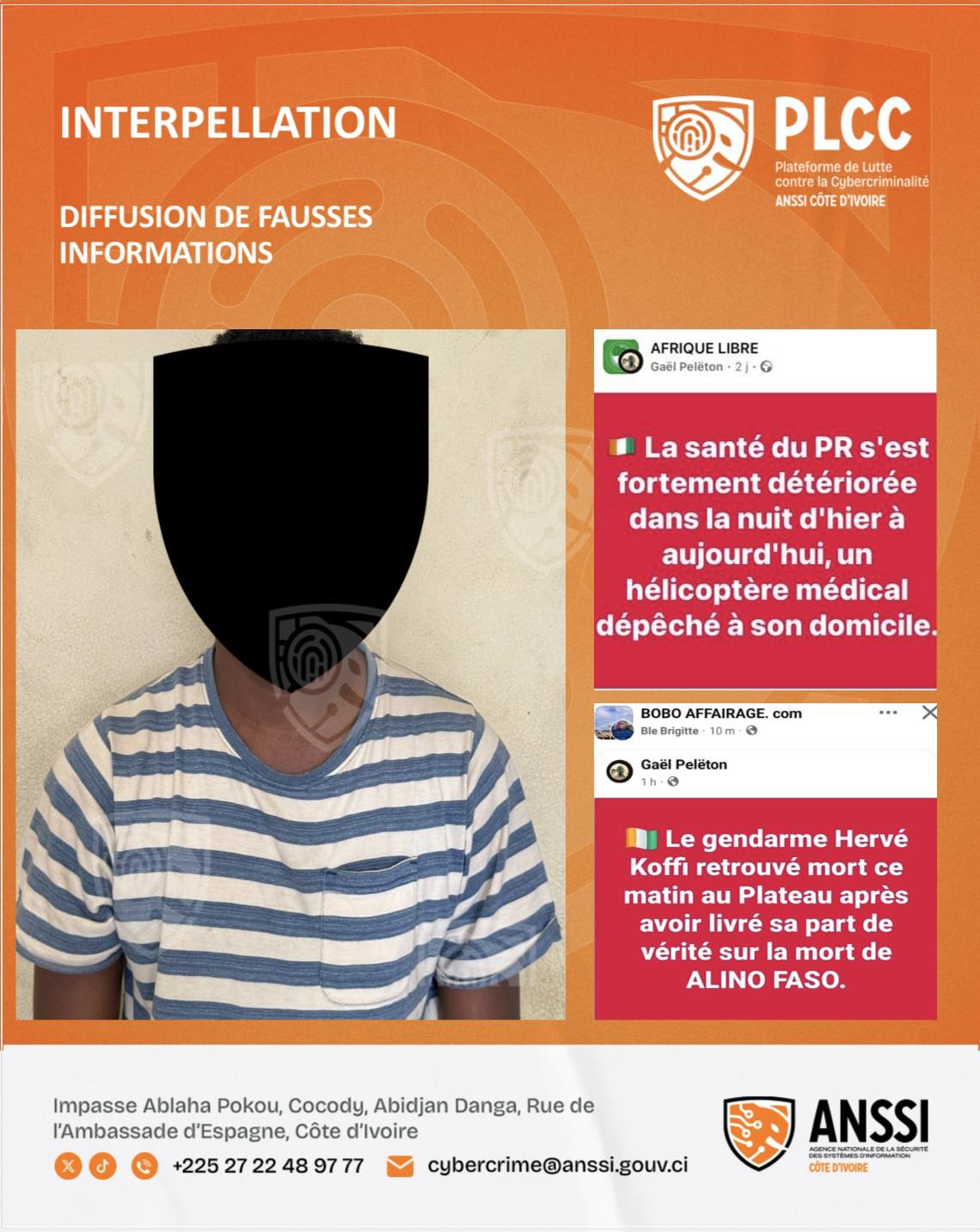 fausses-nouvelles-sante-president-gael-peloton-arrete-plcc