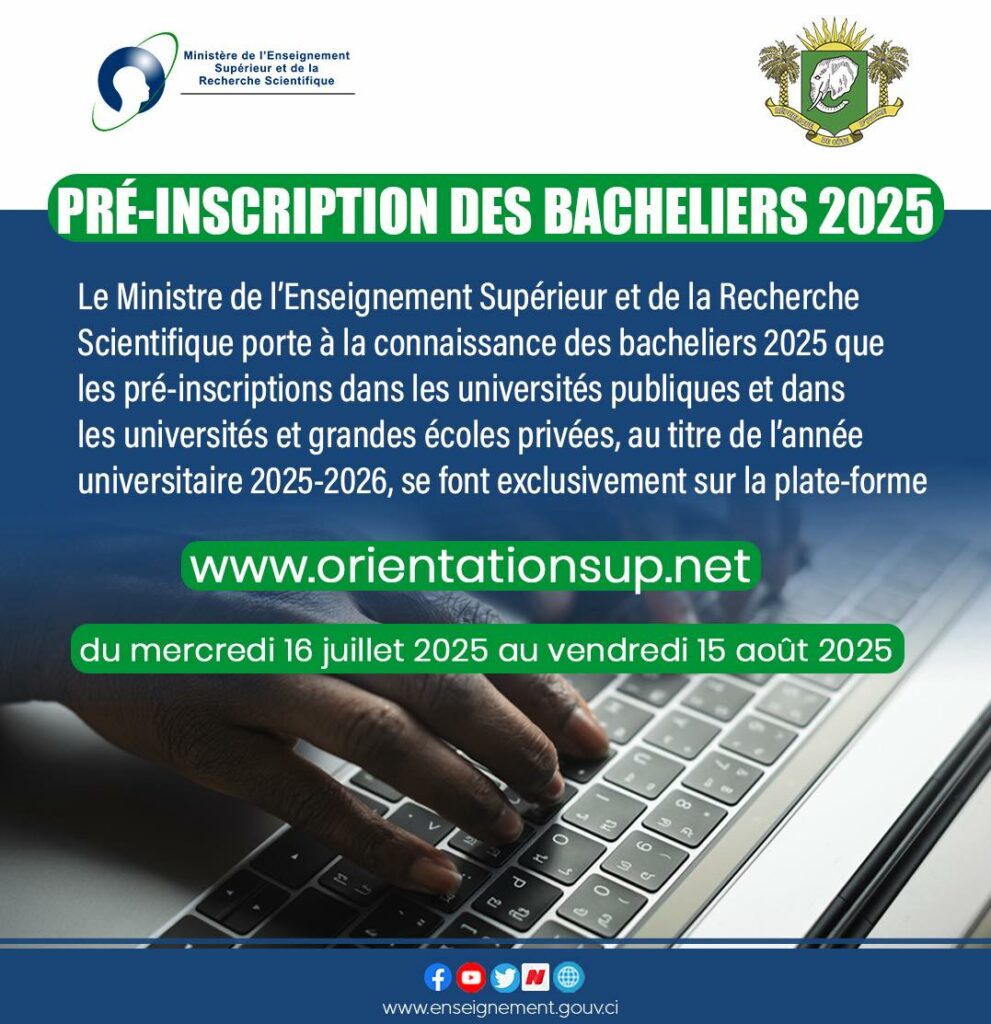 www.orientationsup.net-préinscription-bacheliers-2025-16-juillet-15-aout