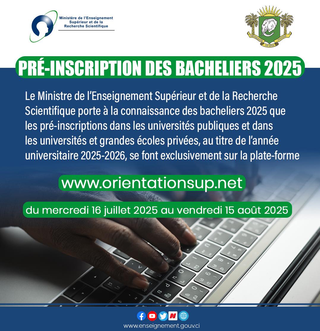 www.orientationsup.net-préinscription-bacheliers-2025-16-juillet-15-aout
