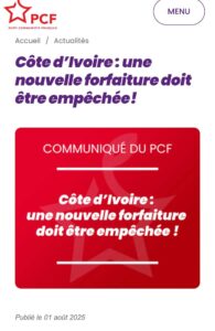 candidature-ouattara-parti-communiste-français