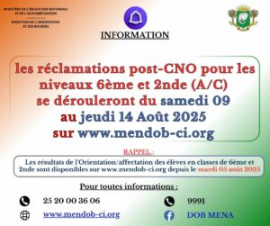 reclamations-orientation-en-seconde-2025-réorientation-en-ligne-mendob