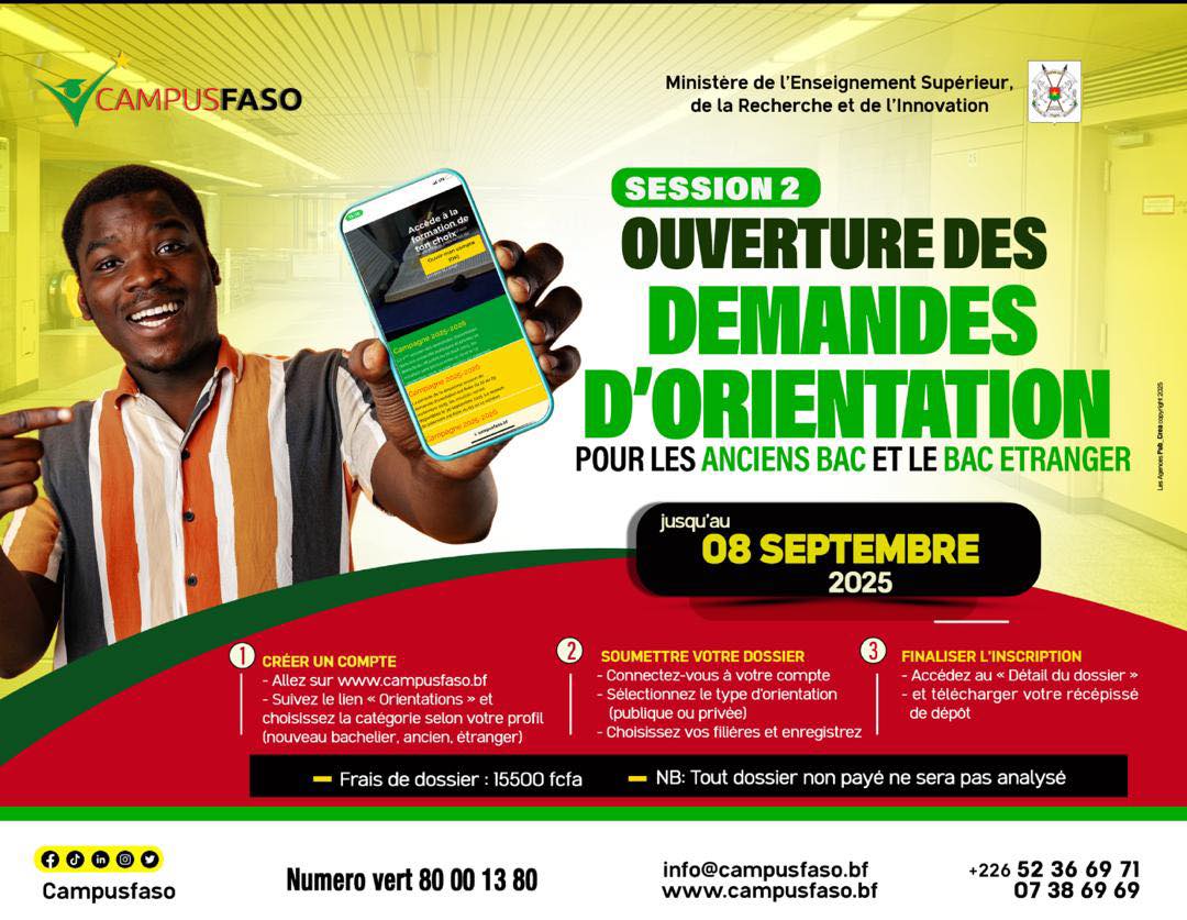resultat-orientation-bacheliers-2025-Burkina-consulter-en-ligne