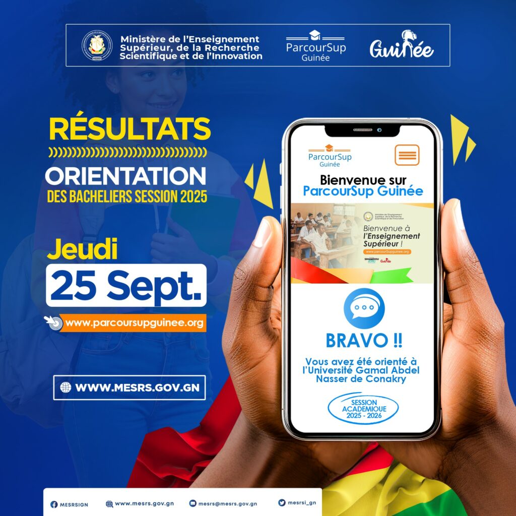 resultats-orientation-guinee-2025-parcoursupguinee-org