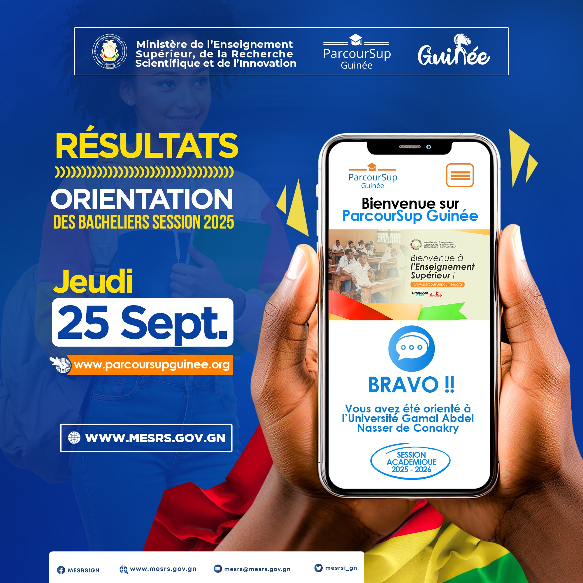 resultats-orientation-guinee-2025-parcoursupguinee-org